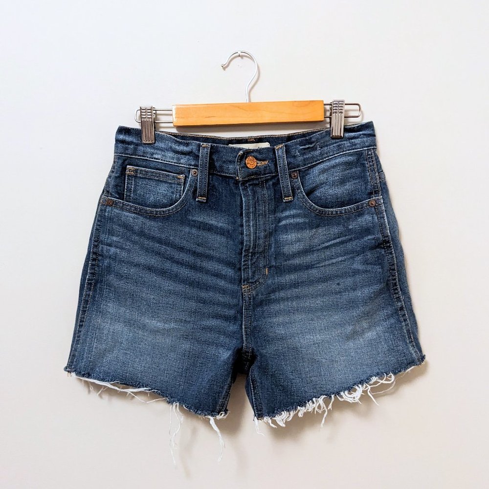 Madewell Mid Rise Denim Cut-off Shorts